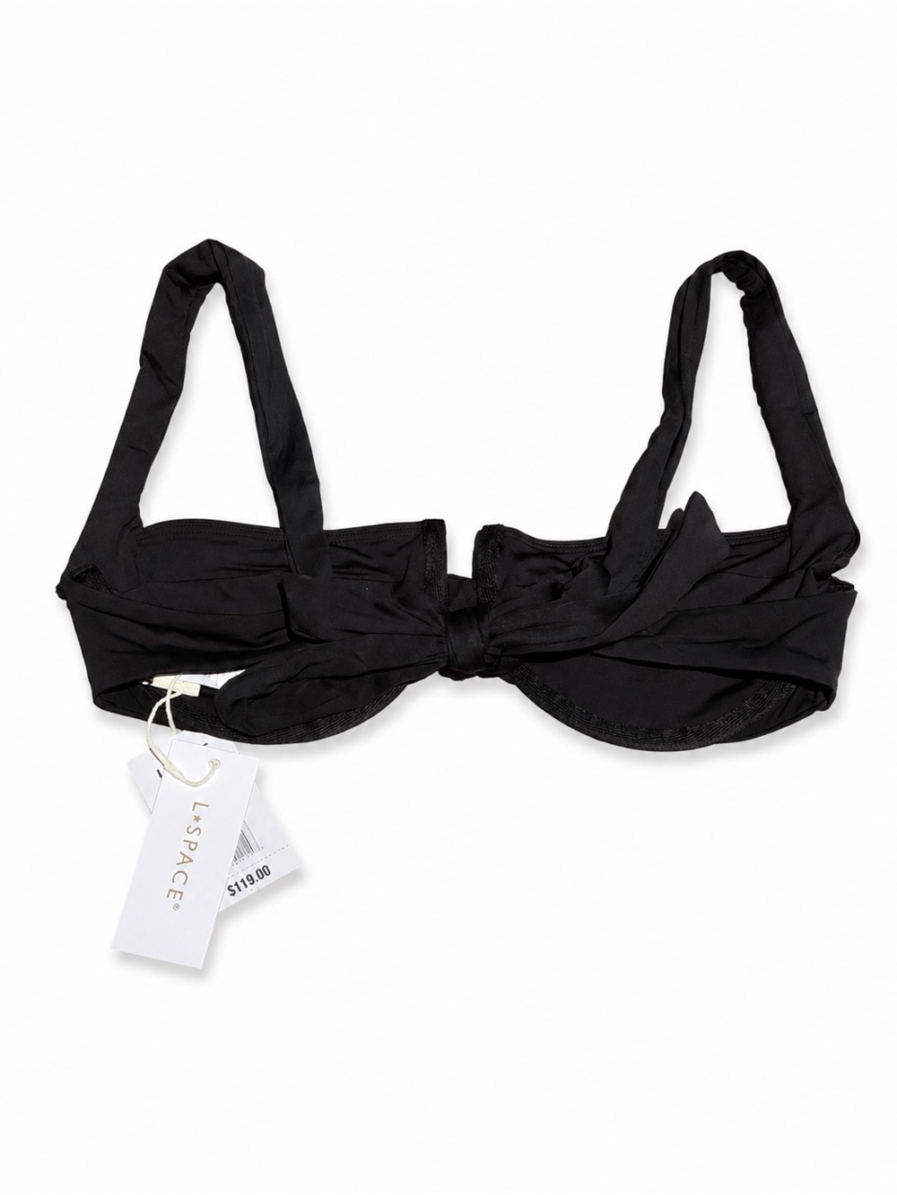 L*SPACE Black Underwire Bikini Top – NWT - Picture 4 of 6